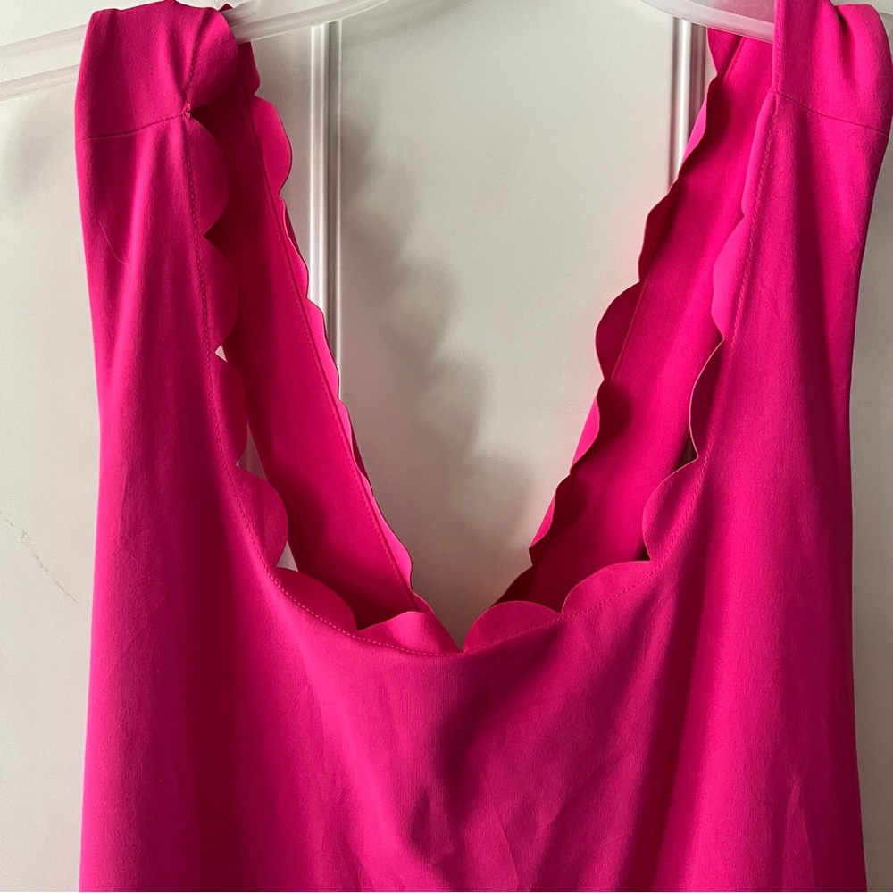 J. Crew Pink Scalloped Dress - Picture 2 of 8